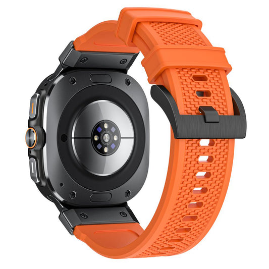 Techsuit W068 pásek pro Samsung Galaxy Watch Ultra, Černooranžový