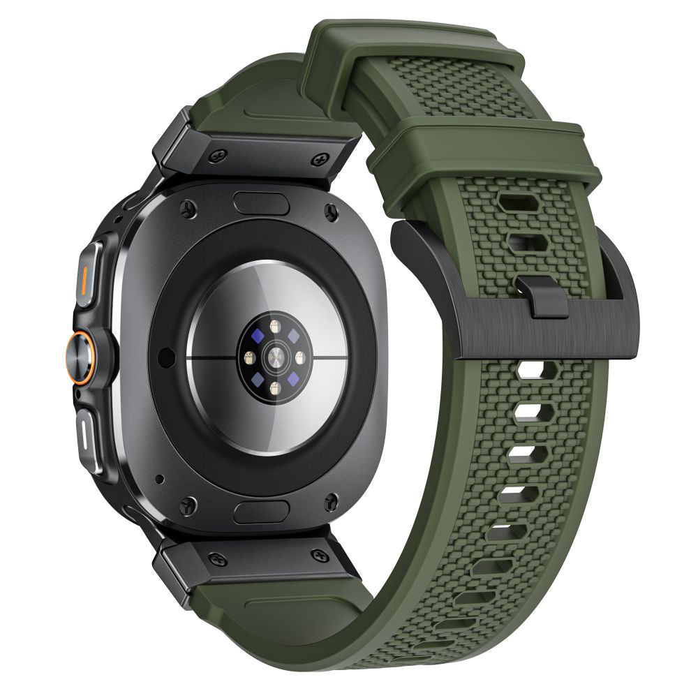 Techsuit W068 pásek pro Samsung Galaxy Watch Ultra, černozelený