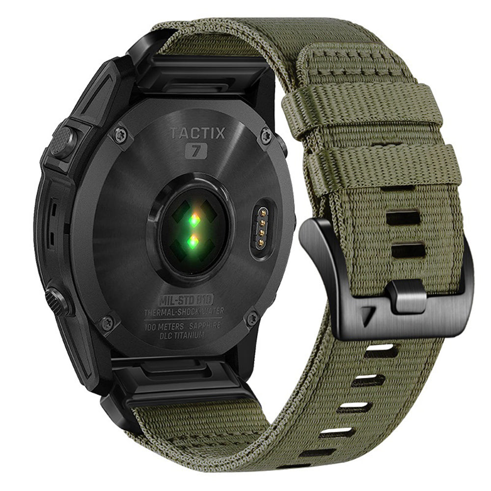 Techsuit W070 řemínek pro Garmin Instinct / Approach / Fenix Watch Series, 20mm, Tmavě zelená