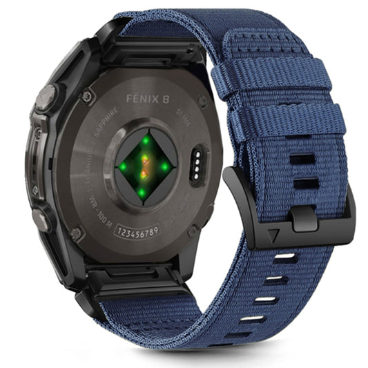 Techsuit W070 řemínek pro Garmin Watch Fenix / Forerunner / Approach Series, 22mm, Námořnická modř
