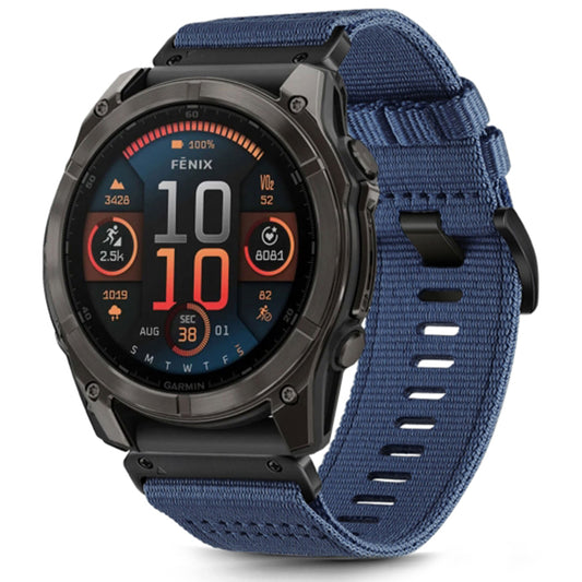 Techsuit W070 pásek pro Garmin Watch Fenix Series, 26mm, námořnická modř