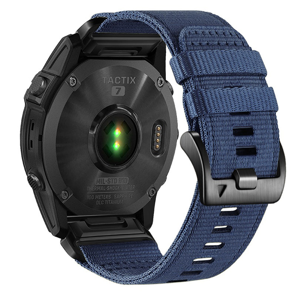 Techsuit W070 pásek pro Garmin Watch Fenix Series, 26mm, námořnická modř