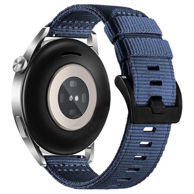 Techsuit W070 pásek pro Samsung Galaxy Watch / Huawei Watch Series, 20mm, Námořnická modř