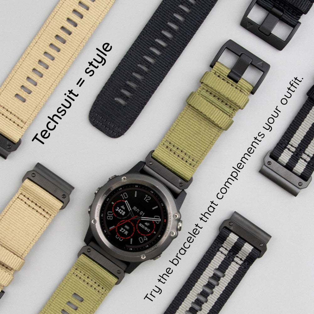 Techsuit W070 řemínek pro Samsung Galaxy Watch / Huawei Watch Series, 20mm, Oranžový