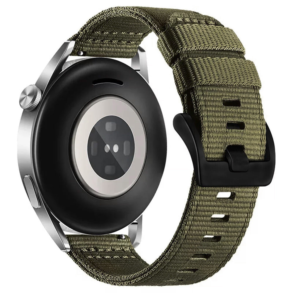 Techsuit W070 pásek pro Samsung Galaxy Watch / Huawei Watch Series, 20mm, Tmavě zelená