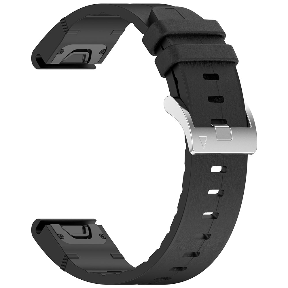 Techsuit W071 řemínek pro Garmin Watch Fenix Series, 26mm, černý