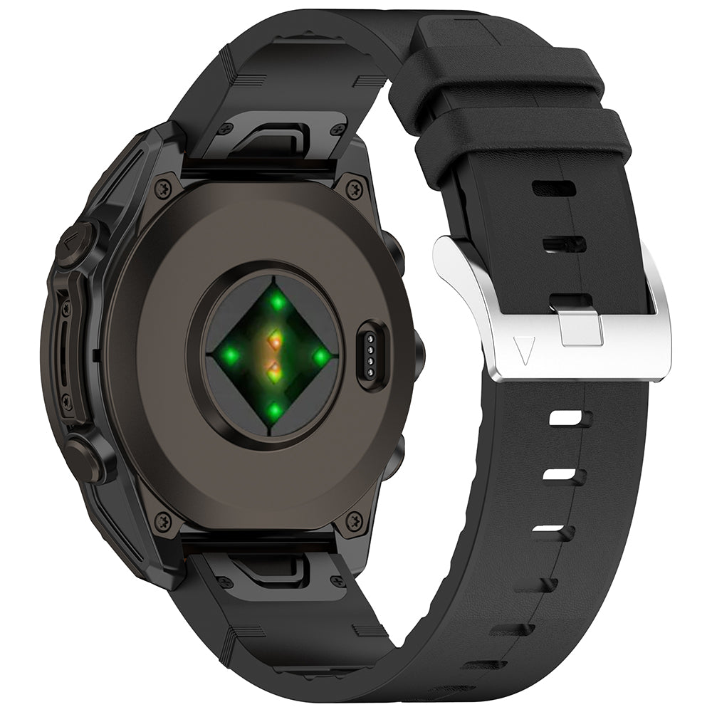 Techsuit W071 řemínek pro Garmin Watch Fenix Series, 26mm, černý