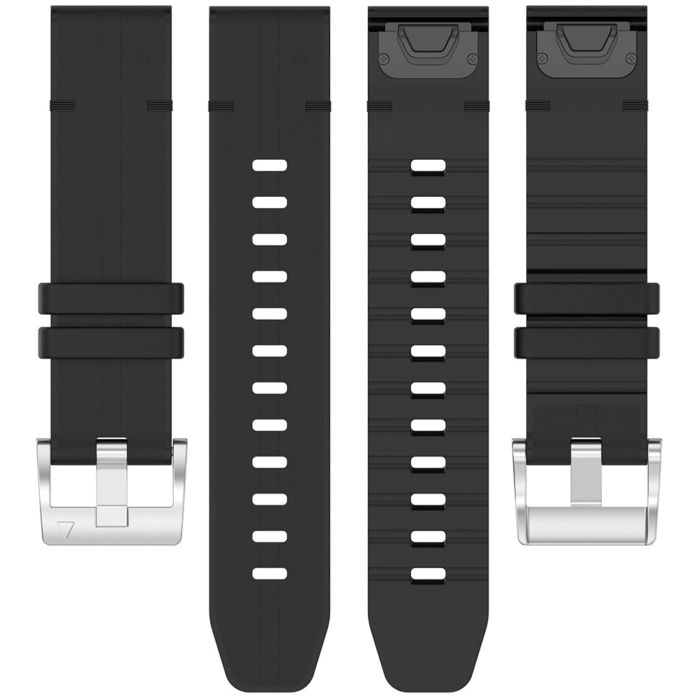Techsuit W071 řemínek pro Garmin Watch Fenix Series, 26mm, černý