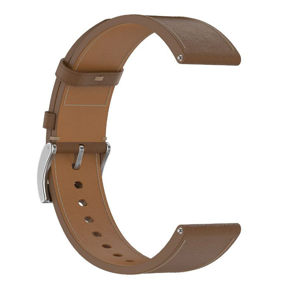 Techsuit W073 řemínek pro Samsung Galaxy Watch / Huawei Watch Series, 22mm, hnědý