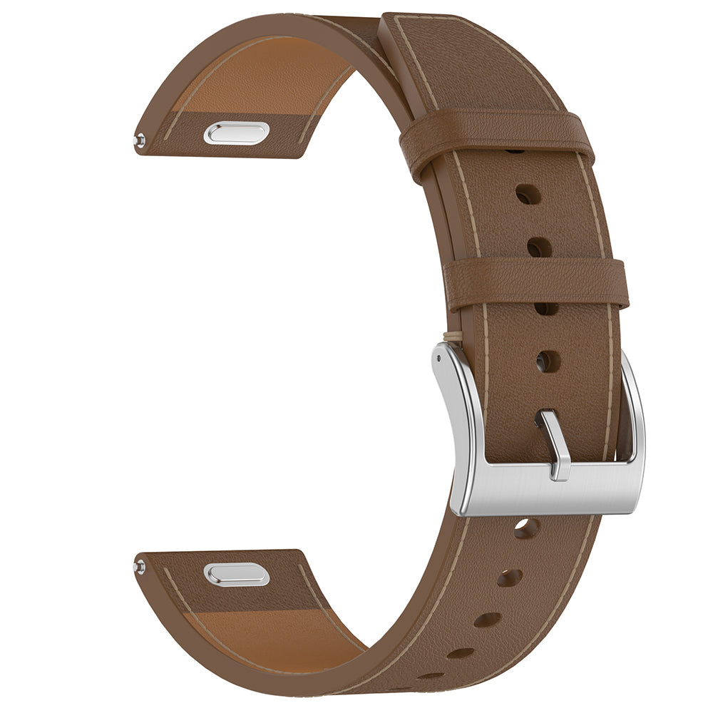 Techsuit W073 řemínek pro Samsung Galaxy Watch / Huawei Watch Series, 22mm, hnědý