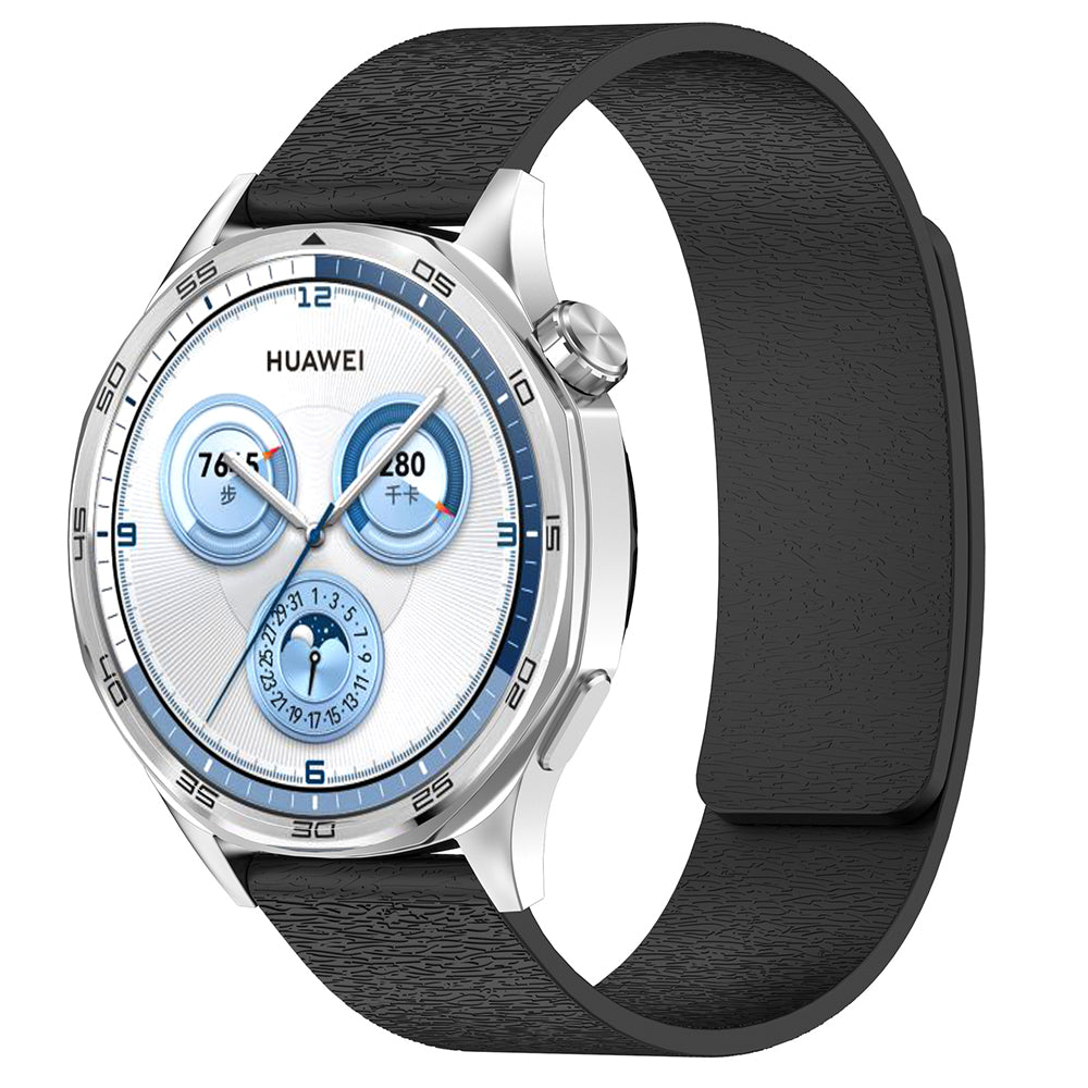 Techsuit W074 pásek pro Samsung Galaxy Watch / Huawei Watch Series, 22mm, černý
