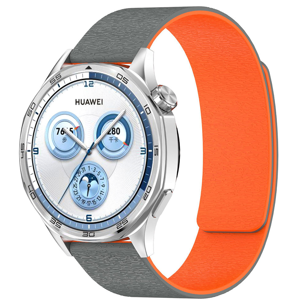 Techsuit W074 řemínek pro Samsung Galaxy Watch Series, 20mm, šedooranžová