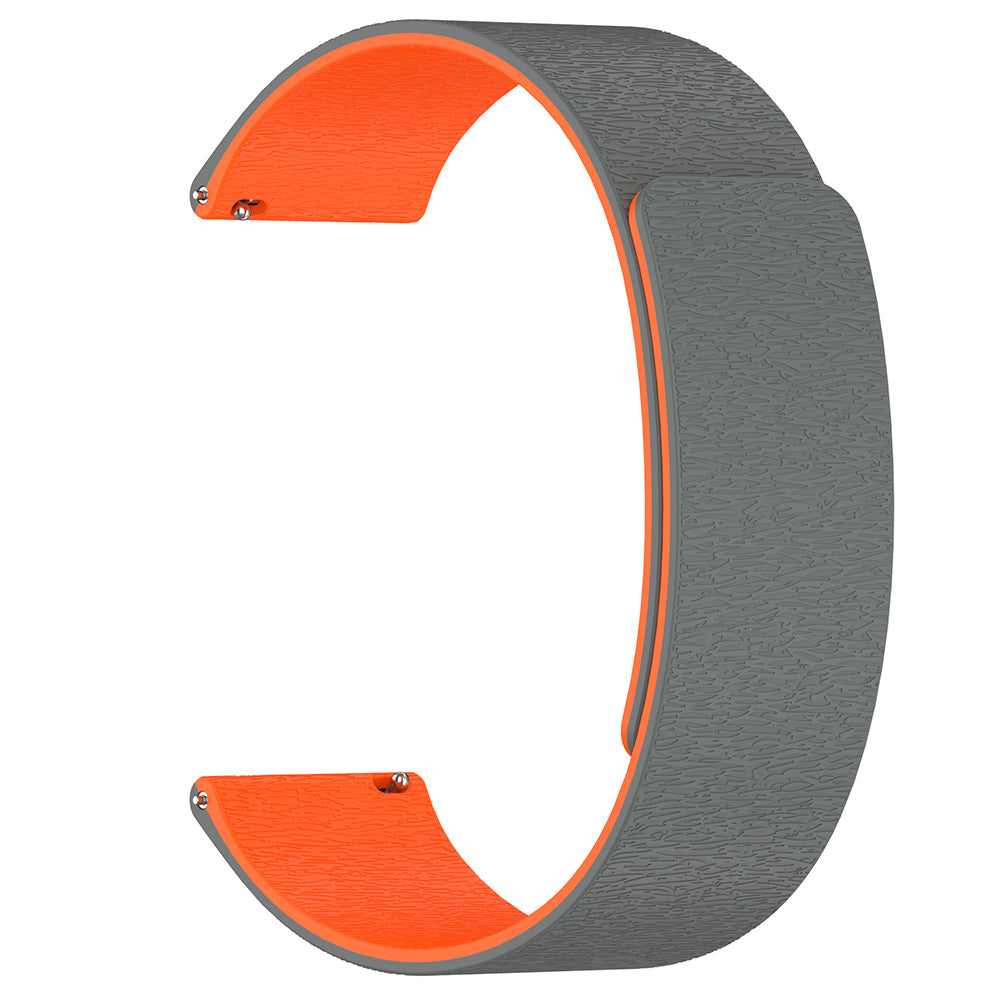 Techsuit W074 řemínek pro Samsung Galaxy Watch Series, 20mm, šedooranžová