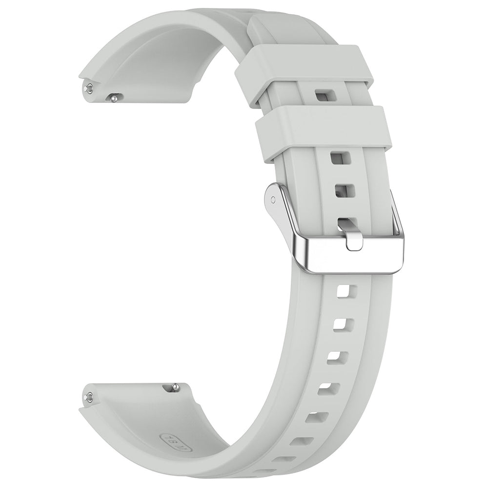 Pásek Techsuit W075 pro Huawei Watch / Garmin Watch Series, 18mm, Šedý