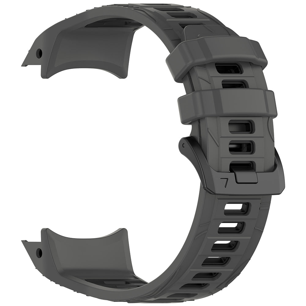 Popruh Techsuit W077 pro Garmin Instinct 3 45mm Solar / Instinct 3 45mm, Šedý