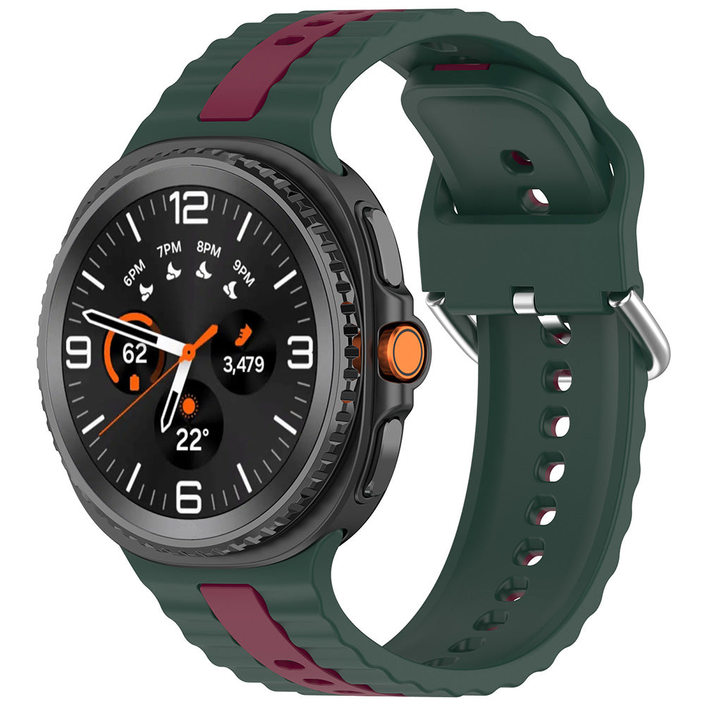 Řemínek Techsuit W078 pro Samsung Galaxy Watch8 / Watch8 Classic Series, Tmavě zelený