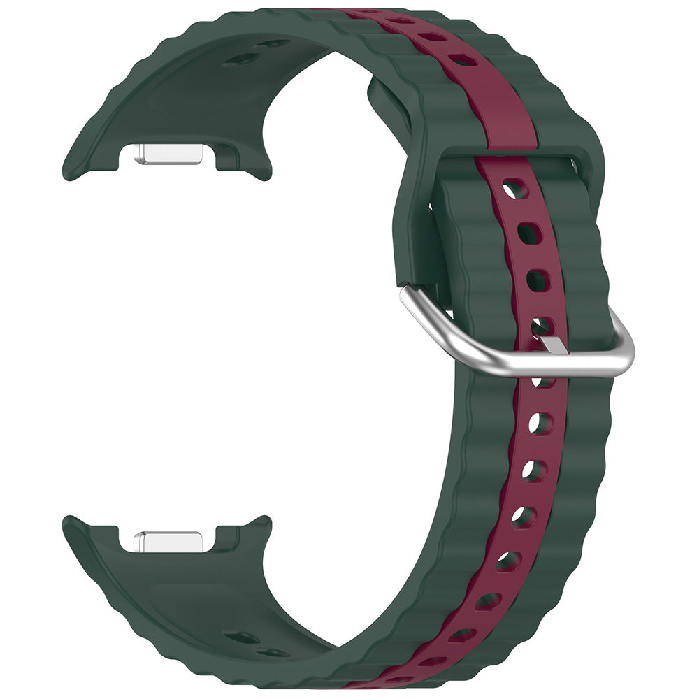 Řemínek Techsuit W078 pro Samsung Galaxy Watch8 / Watch8 Classic Series, Tmavě zelený