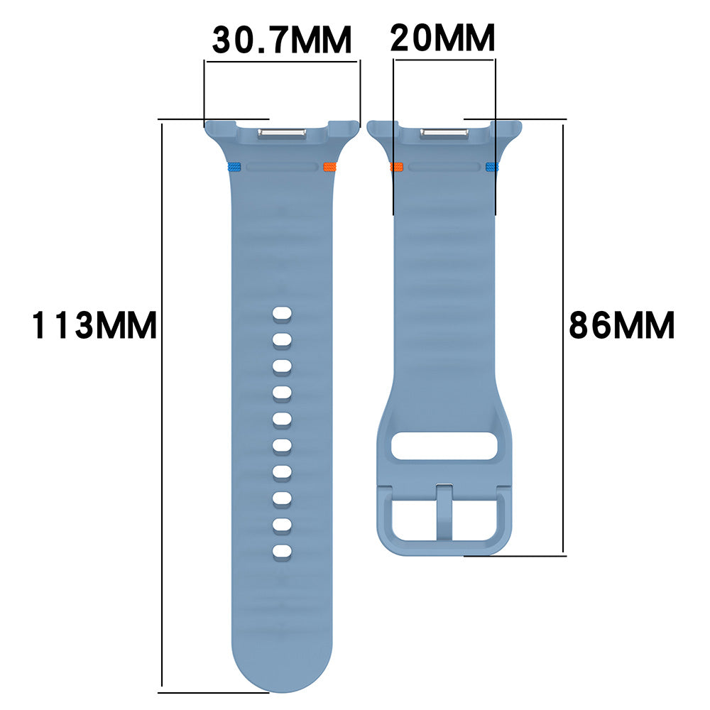 Řemínek Techsuit W079 pro Samsung Galaxy Watch 8 Classic / Watch8 44mm / Watch 8 40mm, Béžový