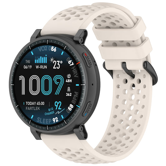 Techsuit W083 pásek pro Amazfit Watch / Samsung Watch Series, 22mm, Bílá