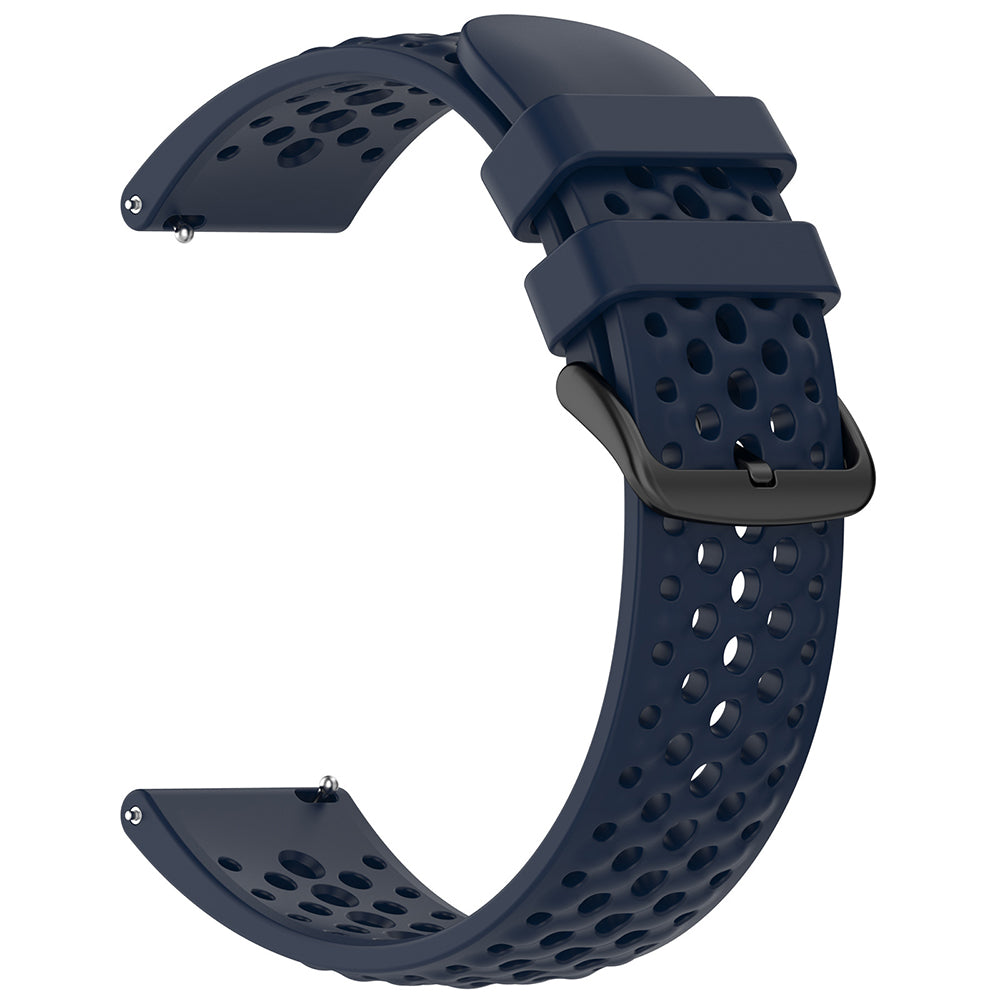 Techsuit W083 pásek pro Amazfit Watch / Samsung Watch Series, 22mm, námořnická modř