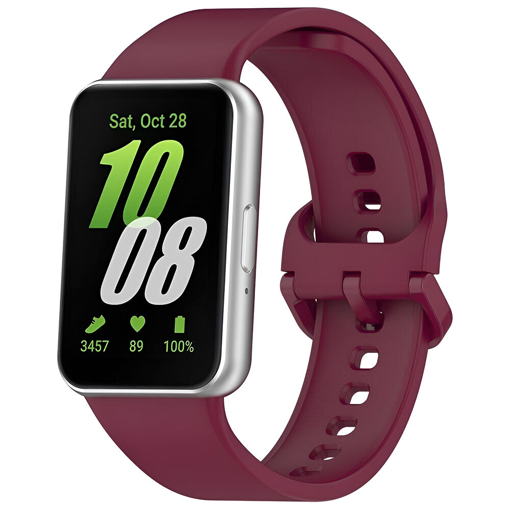 Řemínek Techsuit W086 pro Samsung Galaxy Fit3 R39M, vínový