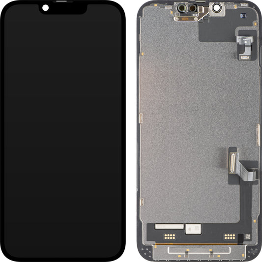 Displej s dotykovou obrazovkou Apple iPhone 17e, s rámečkem, černý, servisní balíček 661-60211