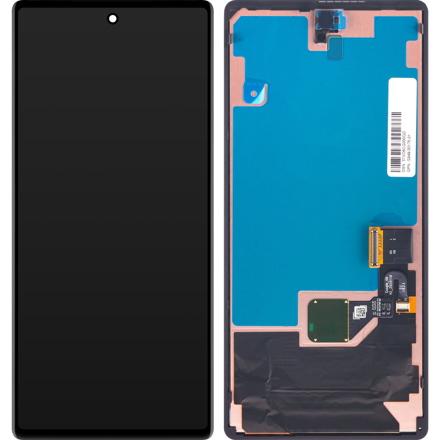 Dotykový displej Google Pixel 6, servisní balíček G949-00175-01