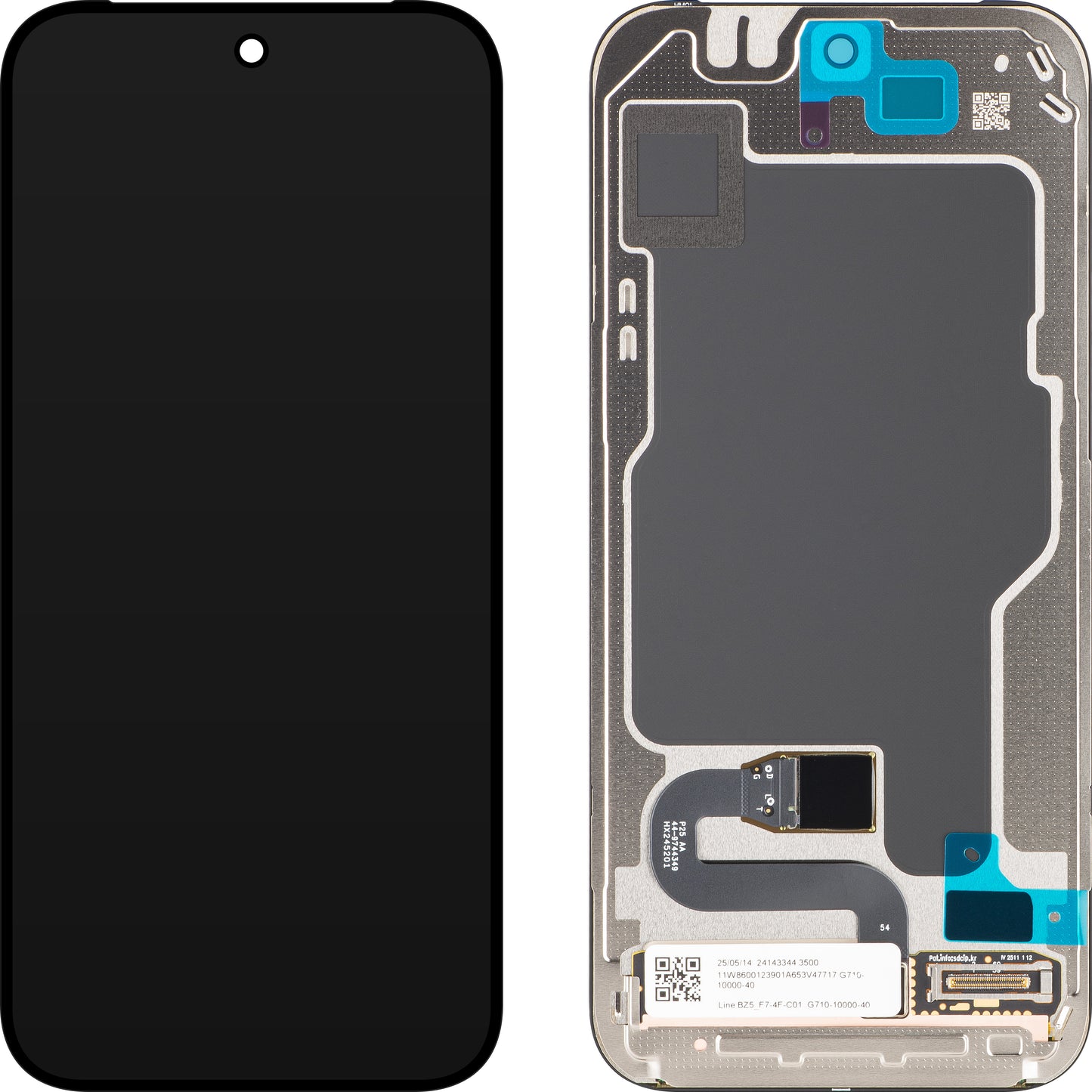 Displej s dotykovou obrazovkou Google Pixel 10 Pro, Service Pack G949-01418-00