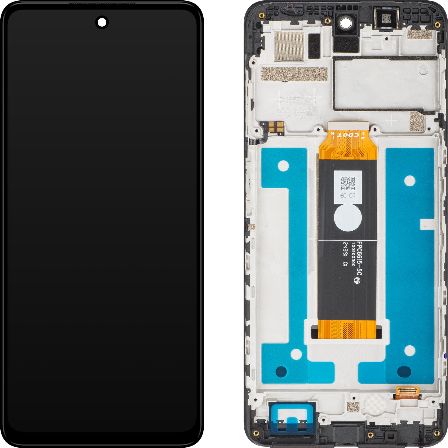 Dotykový displej HMD Pulse+ / Pulse Pro / Pulse, s rámečkem, černý, servisní balení 286940623