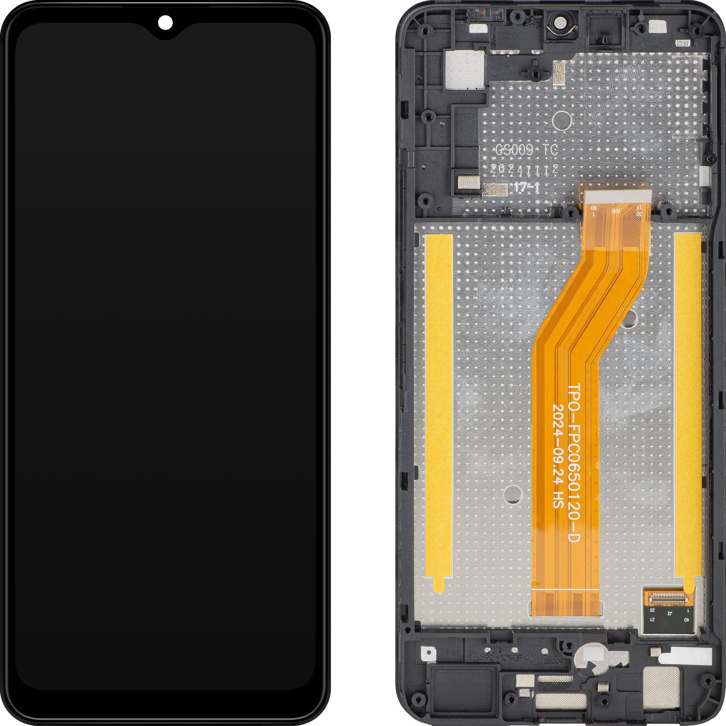 Display s dotykovým displejem HMD Key, s rámem, černý, Service Pack HGS009FQA2SK1