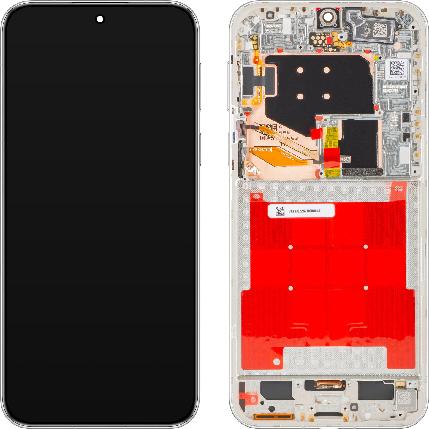 Display s dotykovým displejem Huawei Pura 80 Pro, s rámem, Bílá (Glazed White), Service Pack 02357EFD