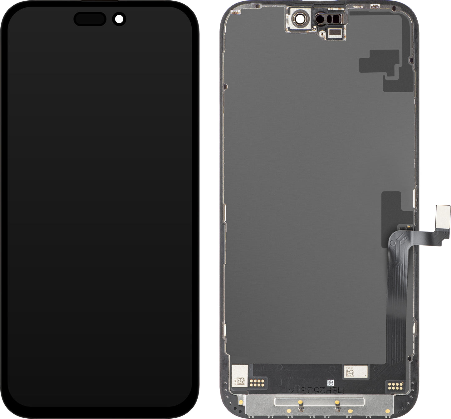 Displej s dotykovou obrazovkou JK pro Apple iPhone 16 Plus, s rámem, verze LCD In-Cell IC Movable, černý