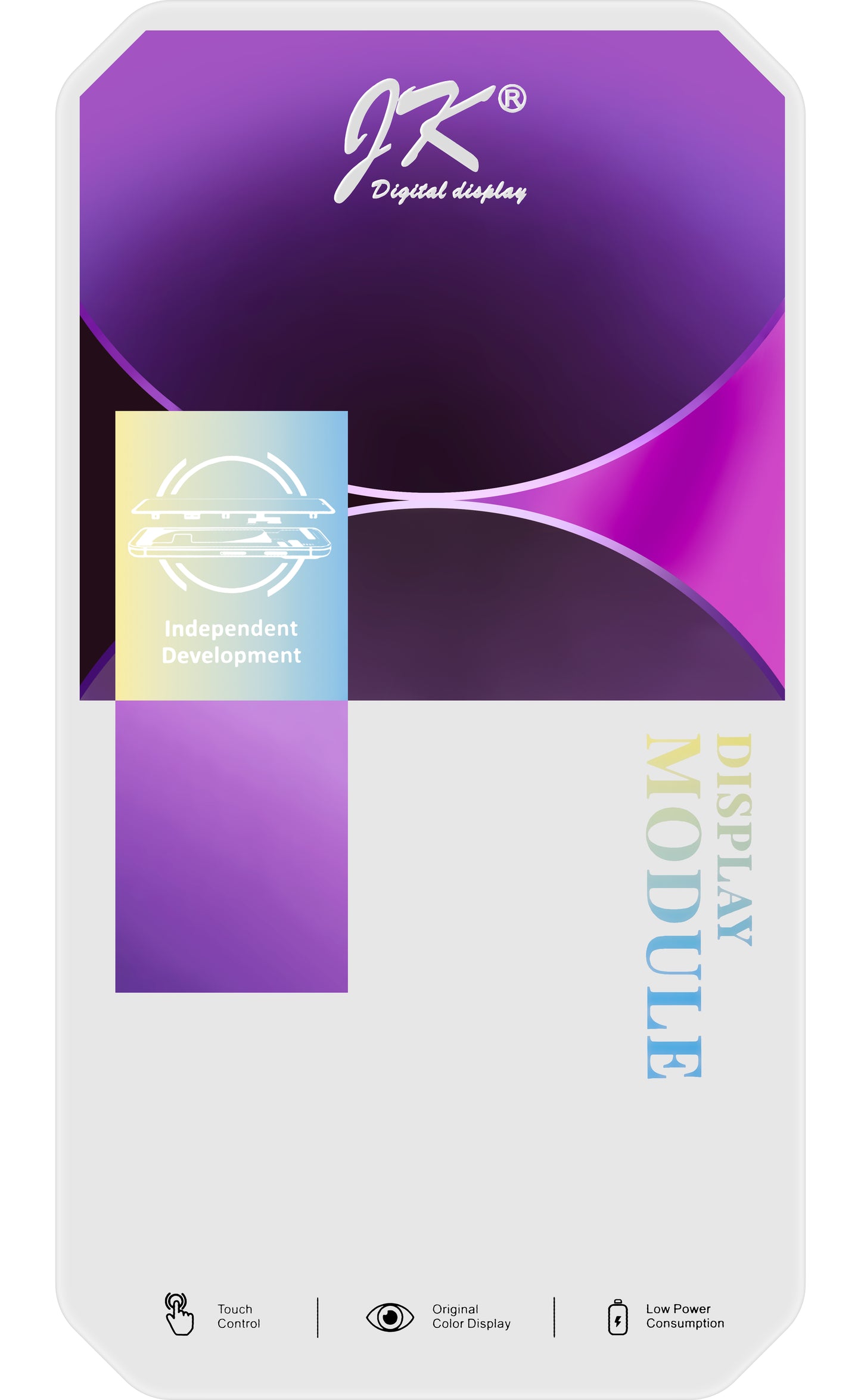 Dotykový displej JK pro Apple iPhone 14, s rámečkem, verze In-Cell LCD, černý