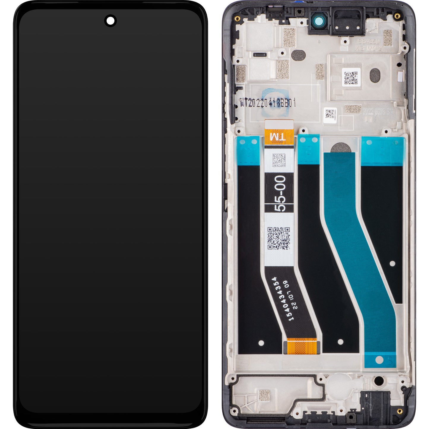 Motorola Moto G62 5G dotykový displej, s rámečkem, černá, servisní balíček 5D68C20934