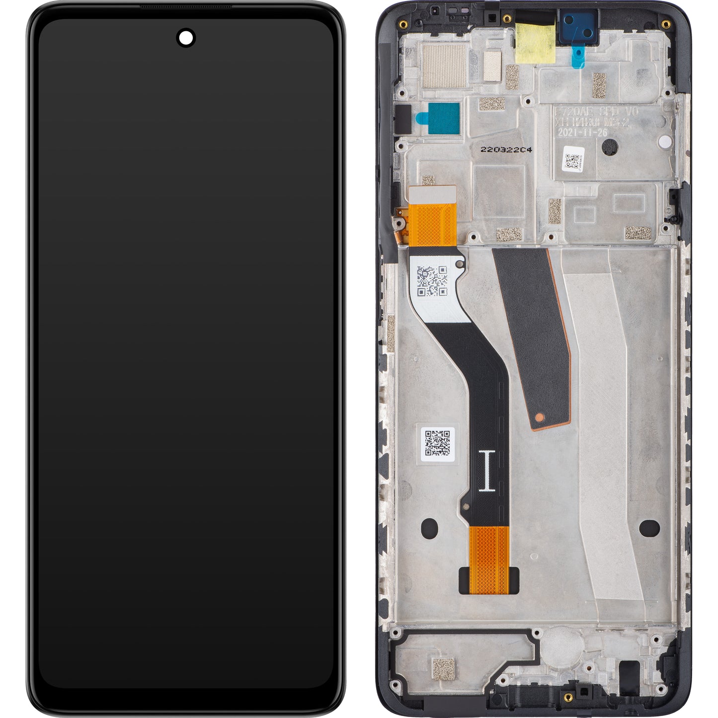 Motorola Moto G51 5G dotykový displej, s rámečkem, černý, servisní balíček 5D68C20028