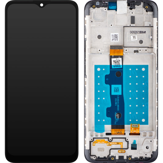 Motorola Moto E7 Dotykový displej, s rámečkem, černý, servisní balíček 5D68C17784