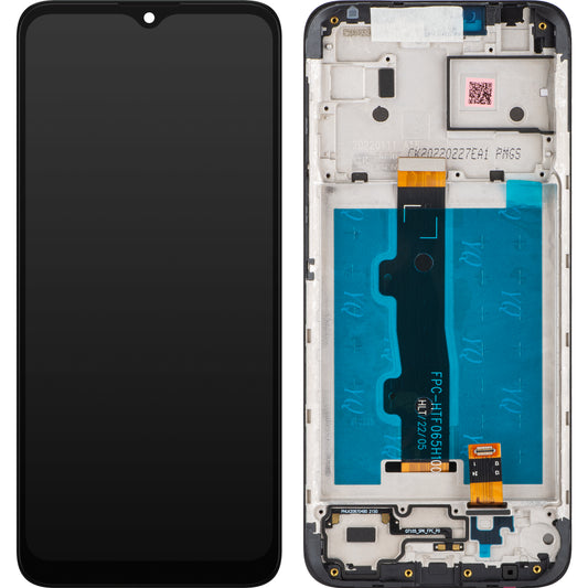 Motorola Moto Moto E7i Power / E7 Power Dotykový displej, s rámečkem, černý, servisní balíček 5D68C18235