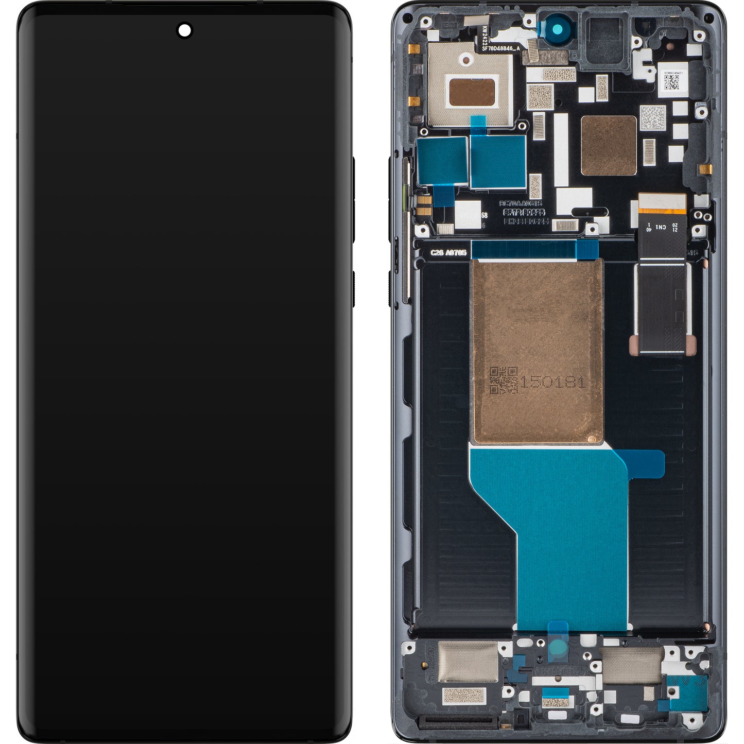 Dotykový displej Motorola Edge 30 Ultra, s rámečkem, černý (Interstellar Black), servisní balíček 5D68C21452