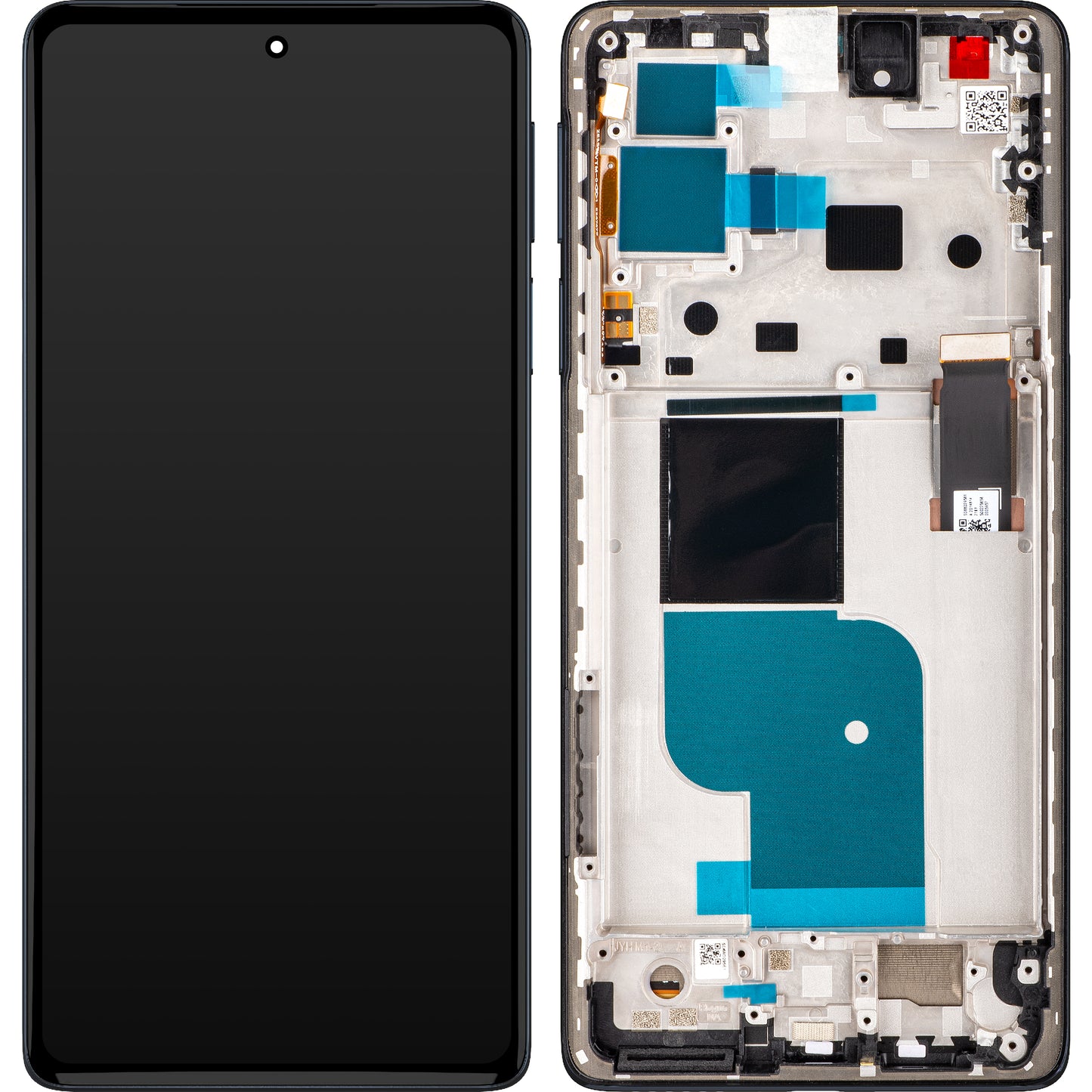 Dotykový displej Motorola Edge 30 Pro, s rámečkem, černý, servisní balíček 5D68C20263