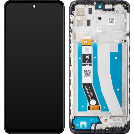 Motorola Moto G32 Dotykový displej s dotykovým sklem, s rámečkem, minerální šedá, servisní balíček 5D68C21151