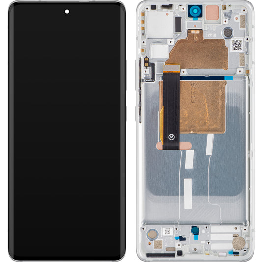 Dotykový displej Motorola Edge 30 Fusion, s rámečkem, Aurora White, servisní balíček 5D68C21528