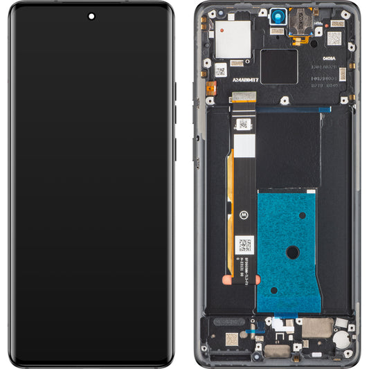 Dotykový displej Motorola Edge 40, s rámečkem, černý (Eclipse Black), servisní balíček 5D68C22670