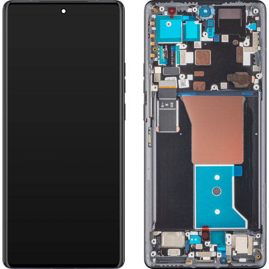 Dotykový displej Motorola Edge 40 Pro, s rámečkem, černý (Interstellar Black), servisní balíček 5D68C22010