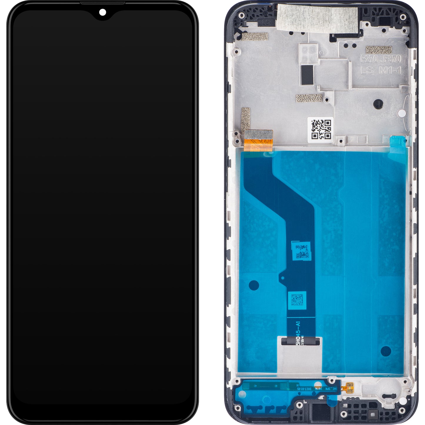 Motorola Moto E7 Plus Dotykový displej, s rámečkem, černý, servisní balíček 5D68C17416
