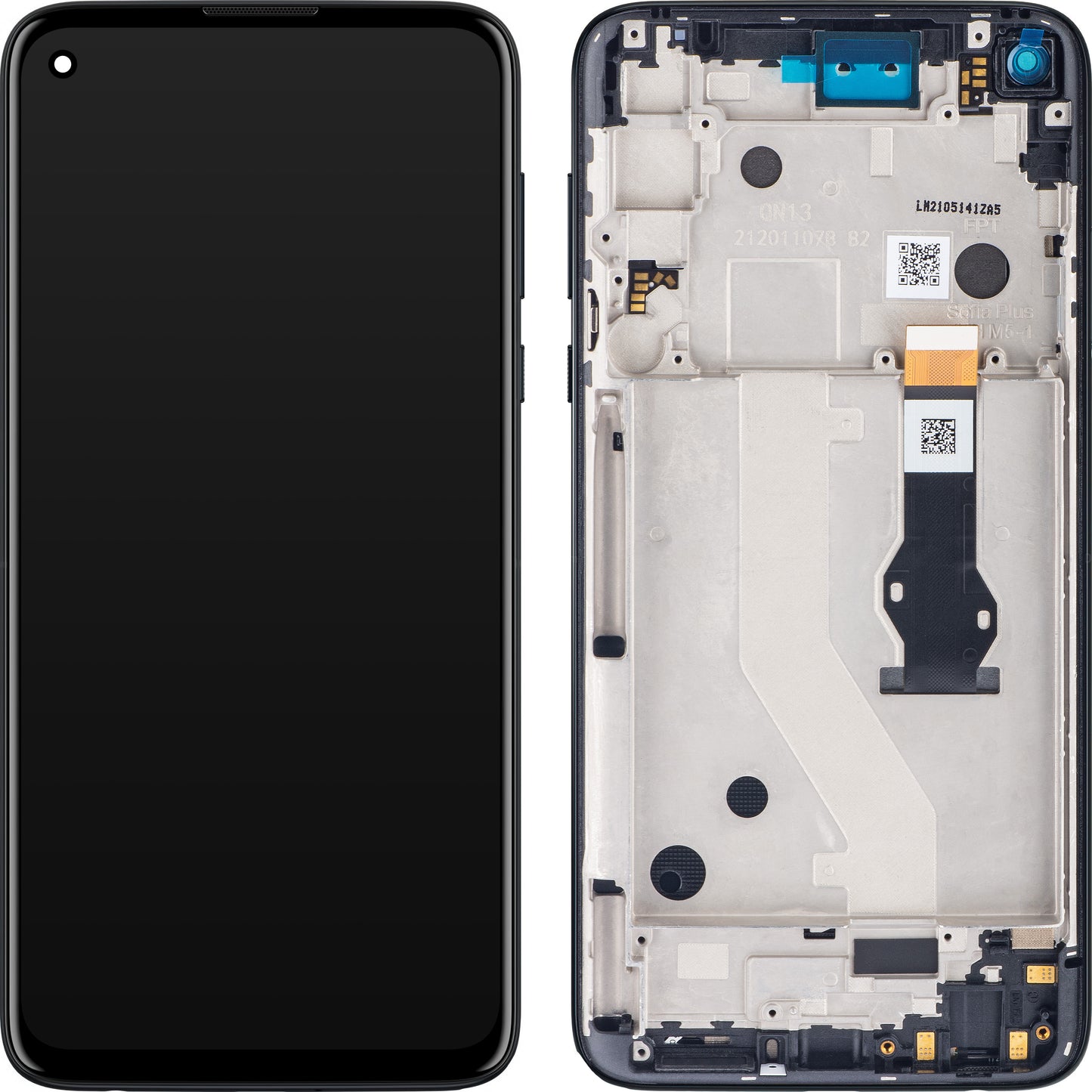 Dotykový displej Motorola Moto G Stylus 4G, s rámečkem, černý (Mystic indigo), servisní balíček 5D68C16275