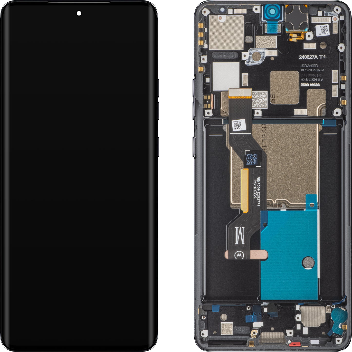 Dotykový displej Motorola Edge 50 Pro, s rámečkem, černý (Black Beauty), servisní balíček 5D68C24092