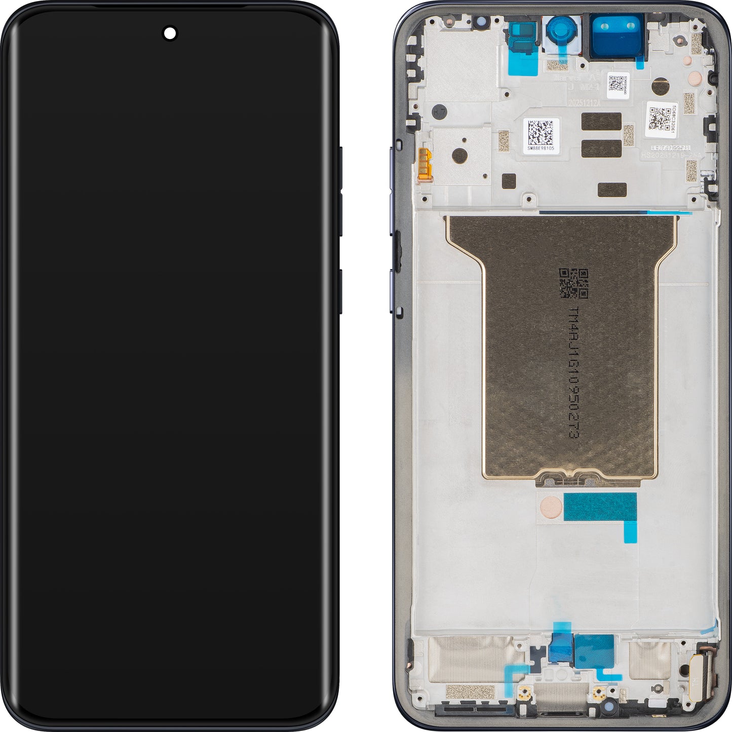 Display s dotykovou obrazovkou Motorola Edge 70 Fusion, s rámem, námořnická modř (Pantone Silhouette), Service Pack 5D68C32061