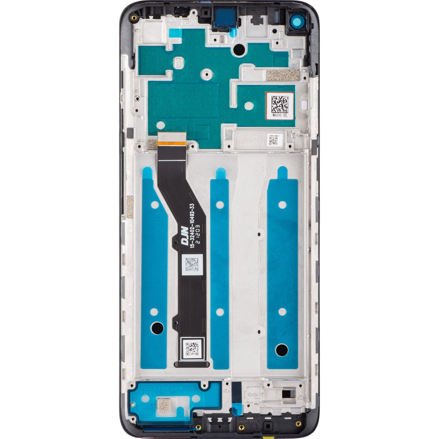 Motorola Moto G9 Plus dotykový displej s dotykovým sklem, s rámečkem, černý, servisní balíček 5D68C17281