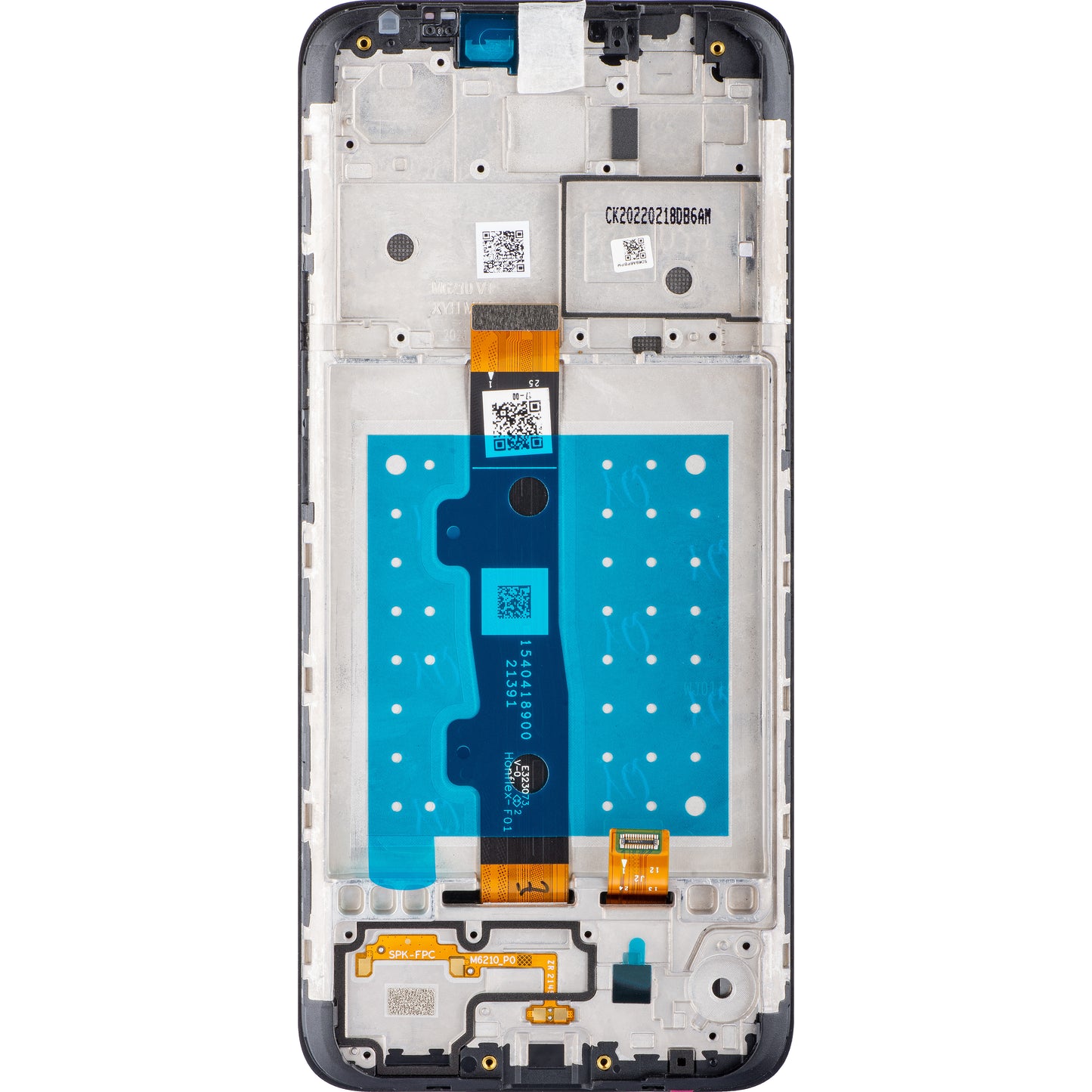 Motorola Moto E7 Dotykový displej, s rámečkem, černý, servisní balíček 5D68C17784