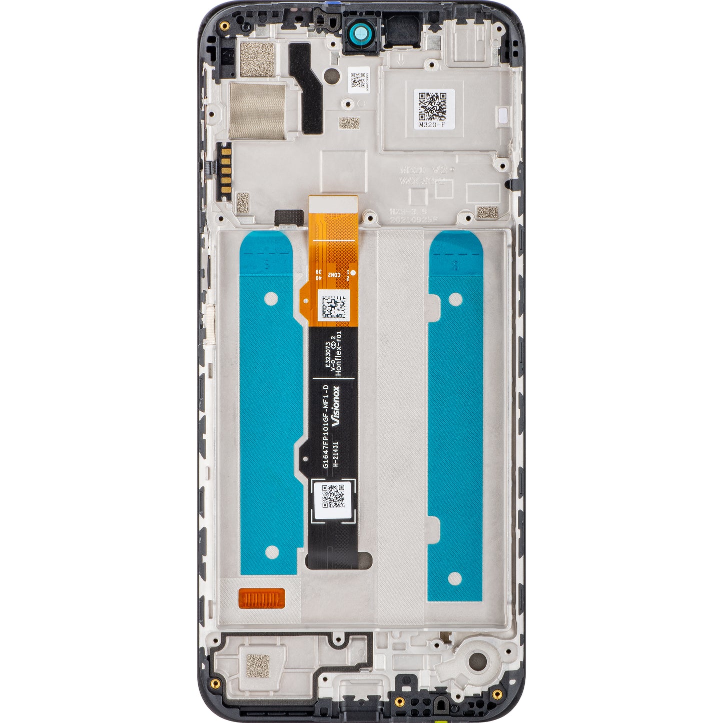 Motorola Moto G41 Dotykový displej s dotykovým sklem, s rámečkem, černý, servisní balíček 5D68C19764